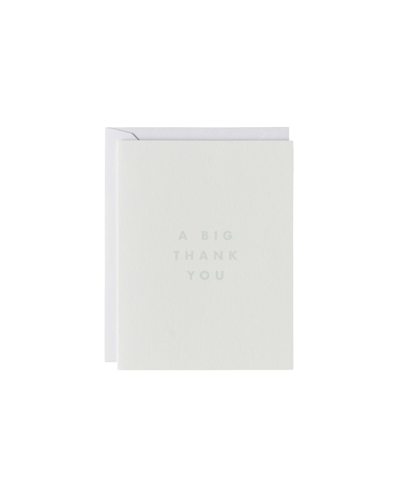 Chalk Card - A Big Thank You