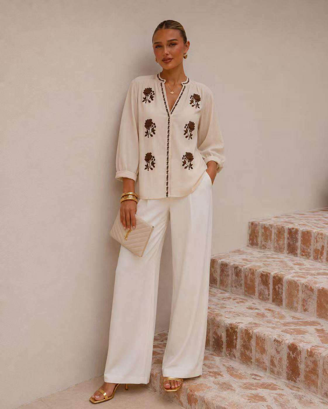 Ciao Milano Embroidered Shirt