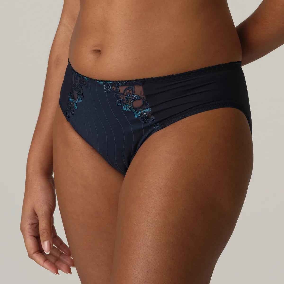 Prima Donna Deauville Velvet Blue Rio Briefs