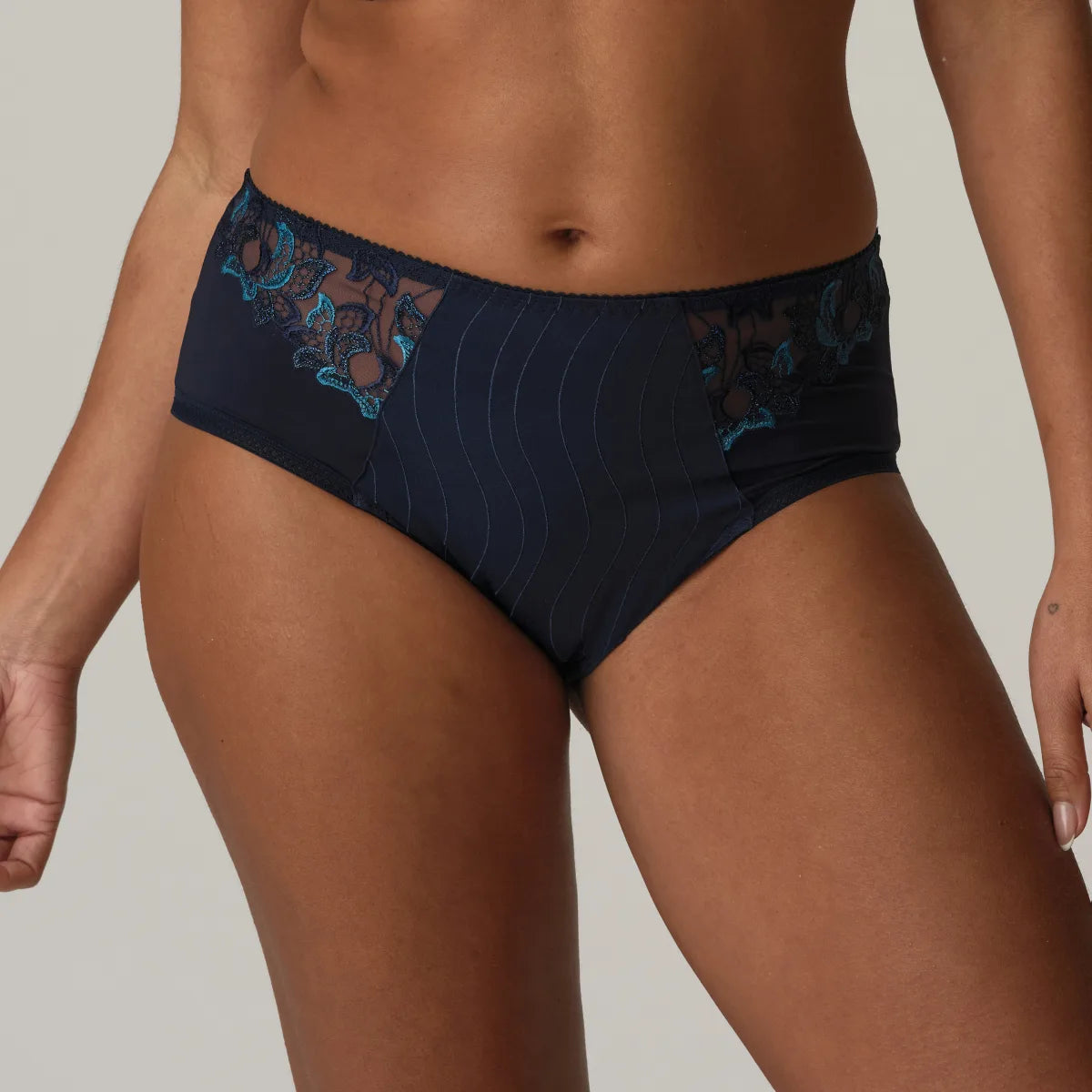 Prima Donna Deauville Velvet Blue Full Briefs