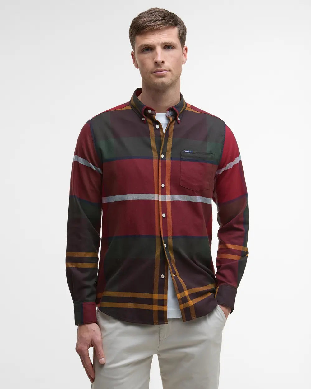 Barbour Dunoon Tailored Tartan Shirt - Winterberry Tartan
