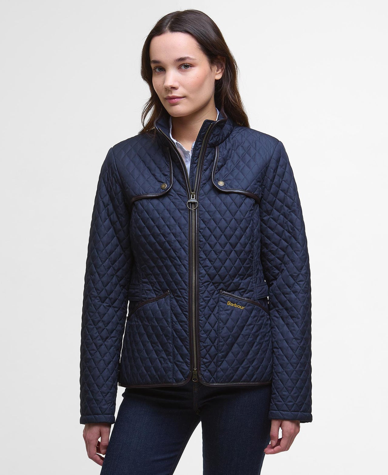 Barbour Dahlia Quilted Jacket - Dark Navy