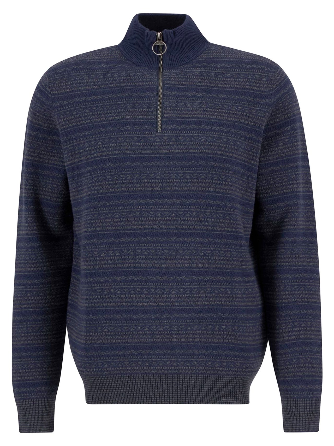 Barbour Dartfield Half Zip Knitted Jumper - Navy
