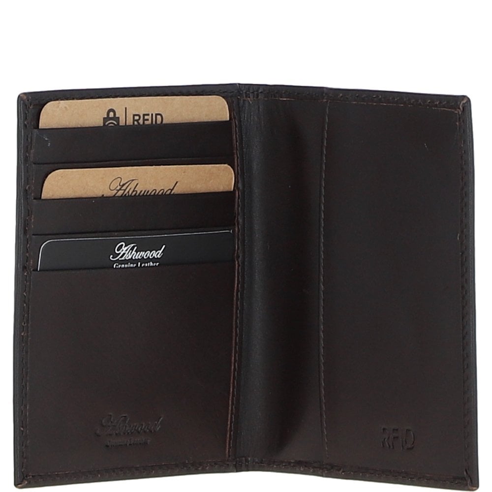 Ashwood Leather Brown Passport Cover and Card Wallet