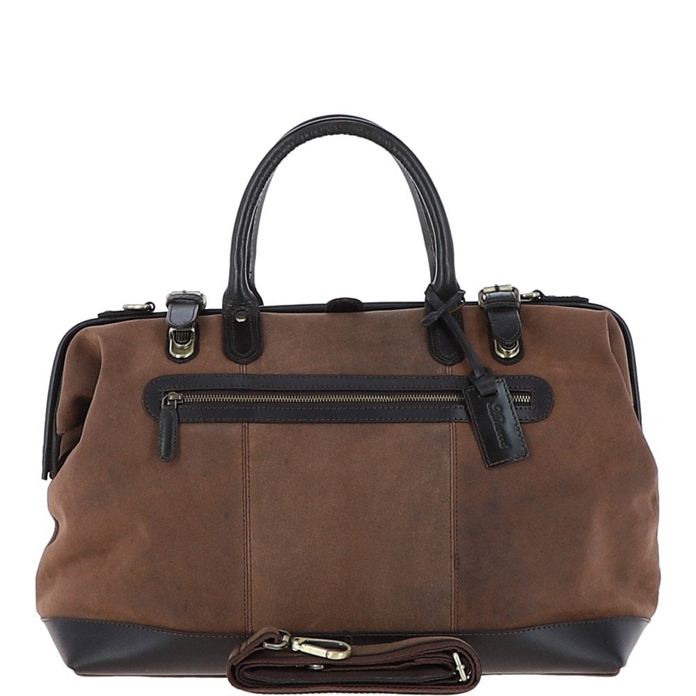 Ashwood Leather Weekend Holdall Dr Bag - Brown