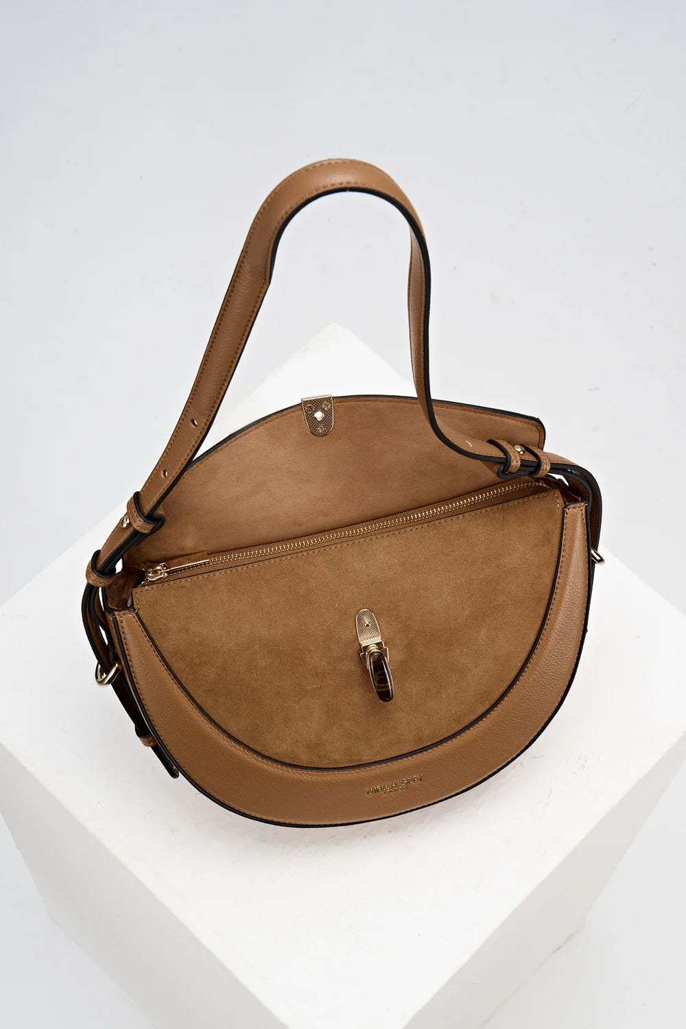 Luella Grey ANGELINA Multiway Shoulder Saddle Bag - Camel