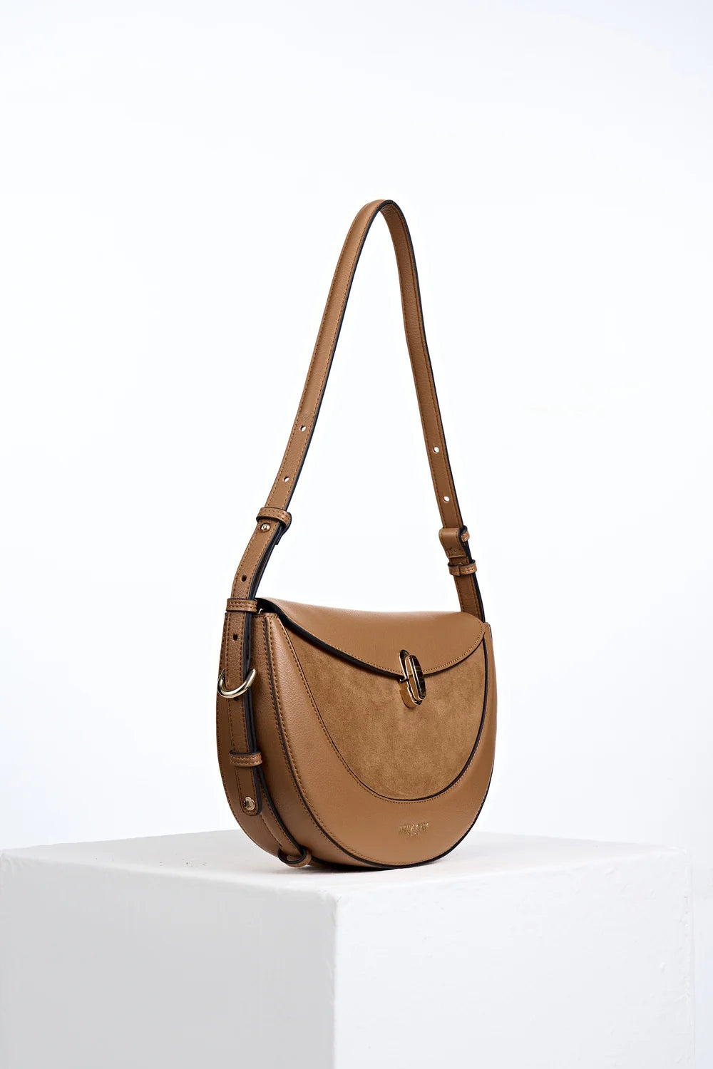 Luella Grey ANGELINA Multiway Shoulder Saddle Bag - Camel