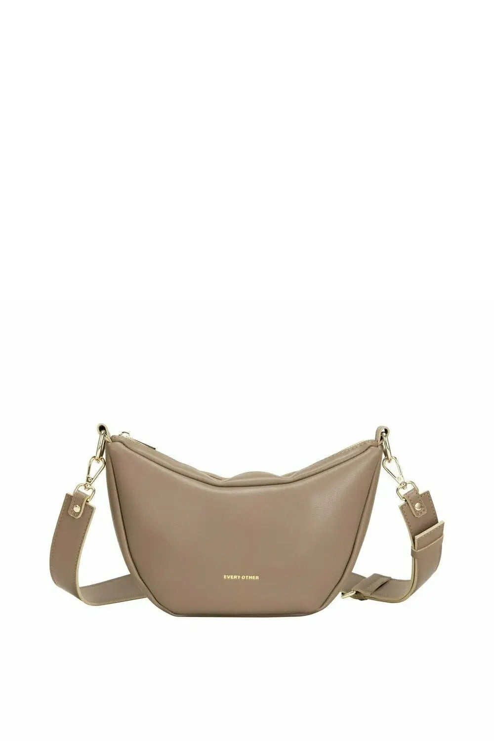Every Other Scoop Cross Body Bag - Taupe