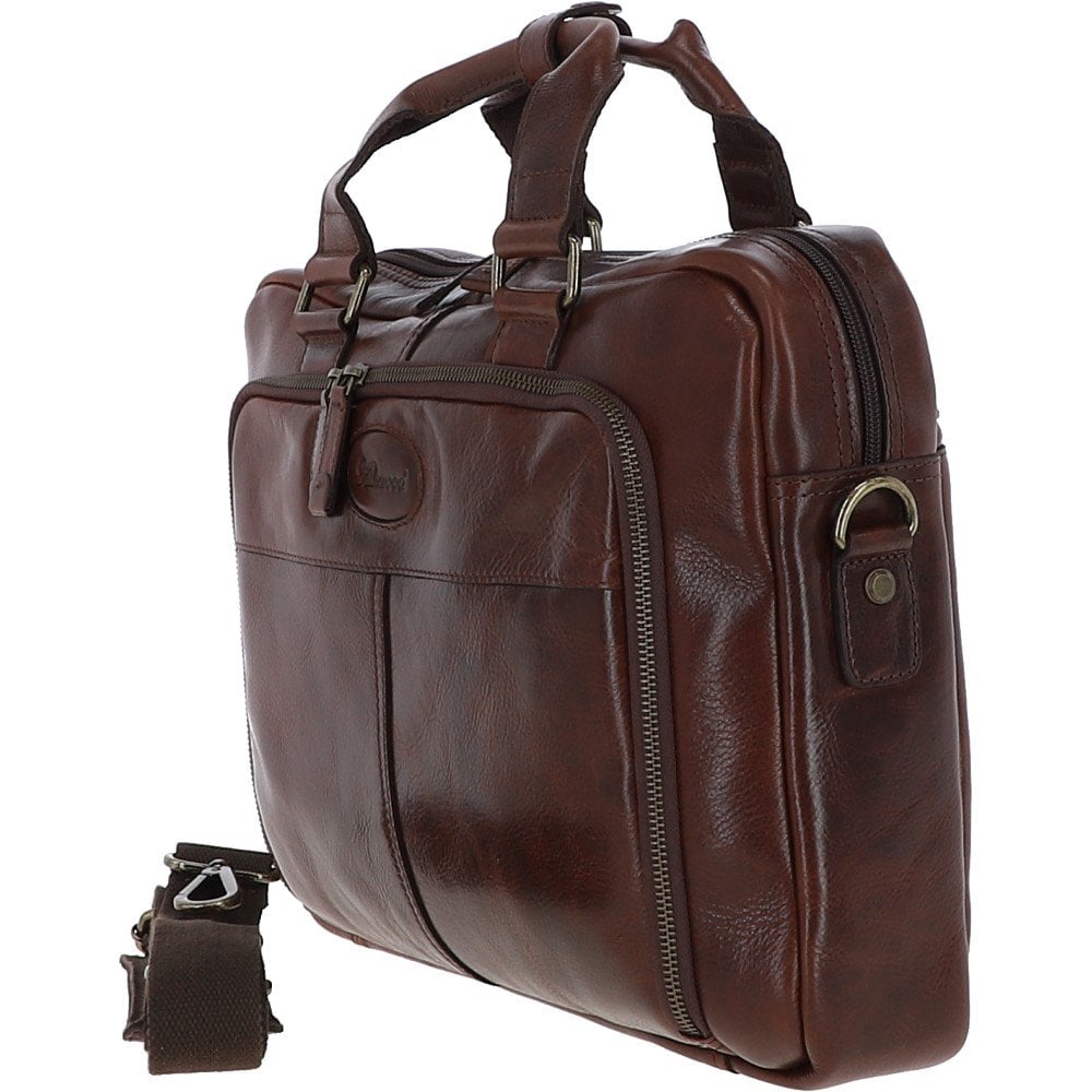 Ashwood Laptop Bag - Temponado Brown