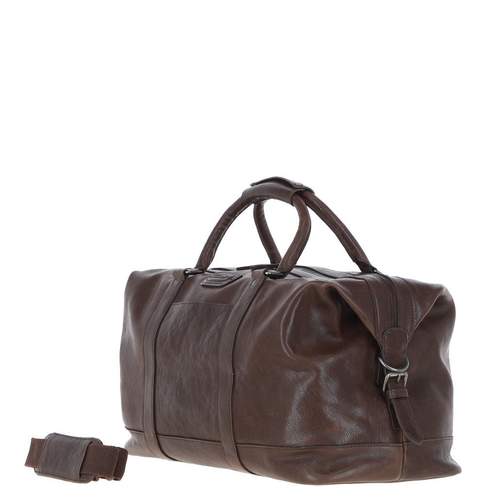 Ashwood Leather Austin Travel Holdall - Brown