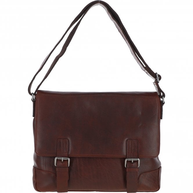 Oscar Messenger Bag - Tan