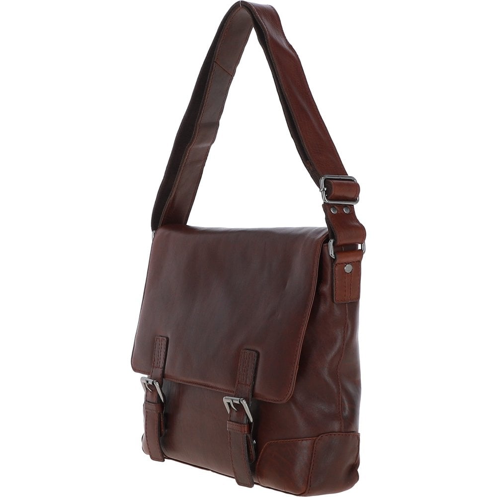 Oscar Messenger Bag - Tan