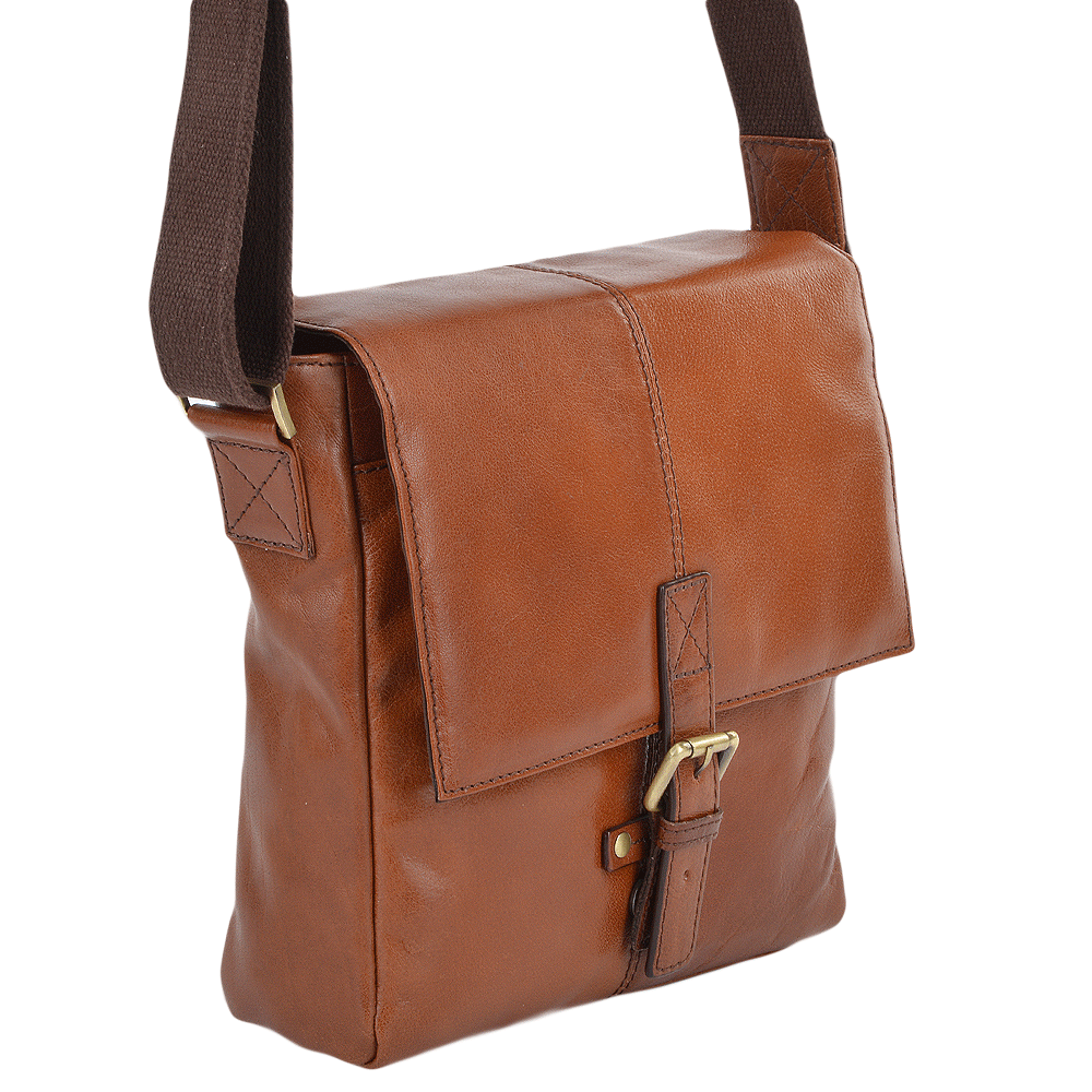 Ashwood Leather Westminster Murphy Chestnut Small Body Bag