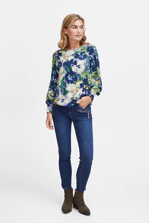 Fransa MOSA Lavender Mix Blouse