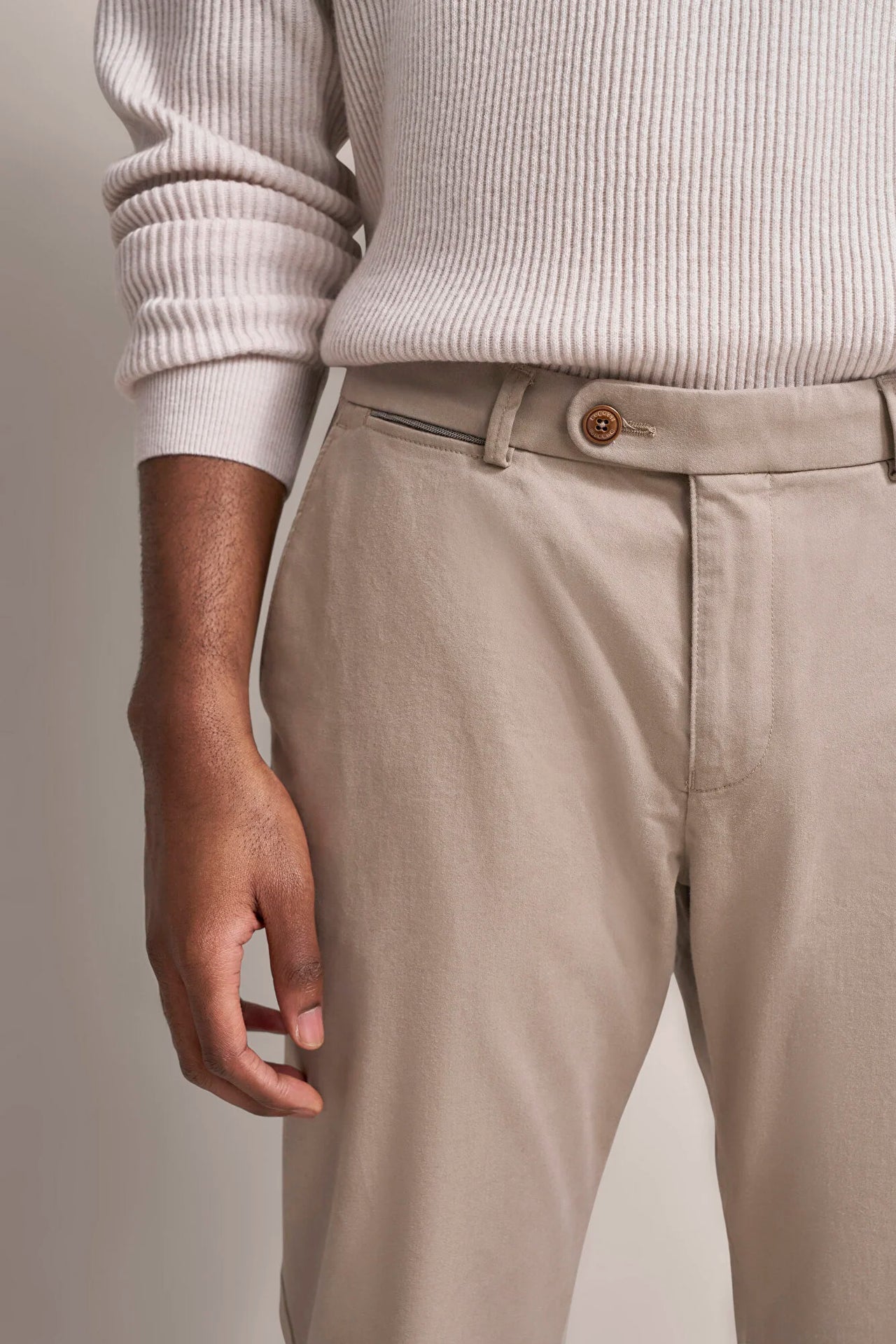Bugatti Mens Casual Trousers - Beige