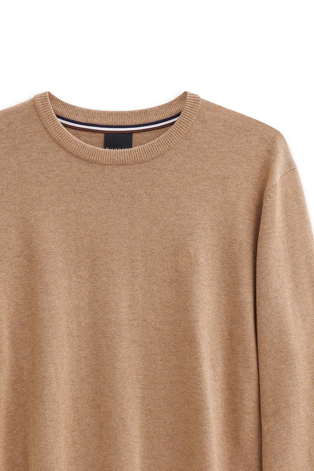 Bugatti Beige Round Neck Pullover