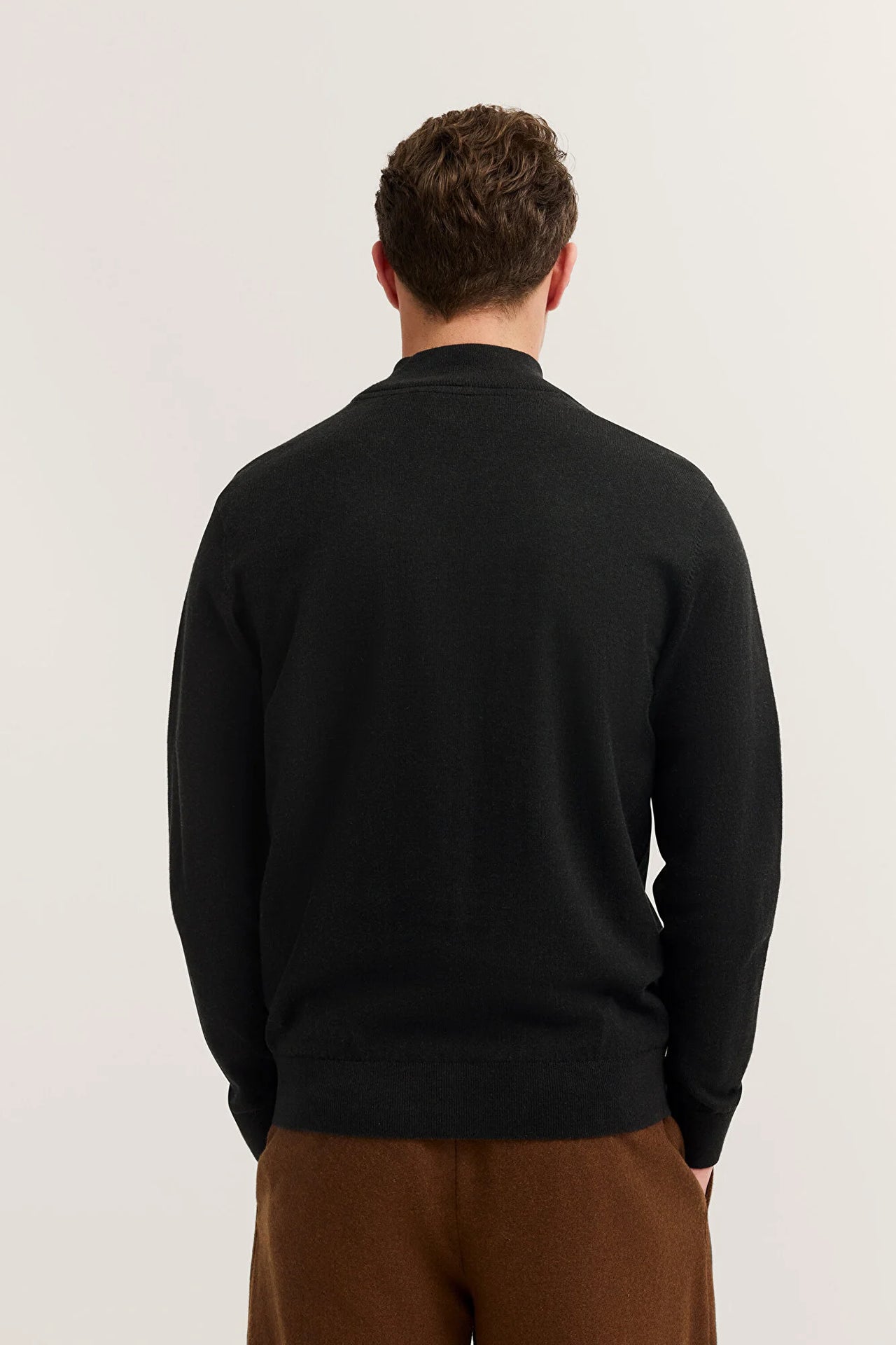Bugatti Troyer Dark Grey Half Zip Sweater