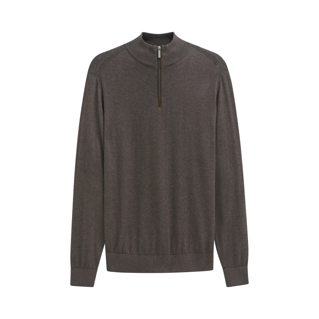 Bugatti Troyer Brown Half Zip Sweater
