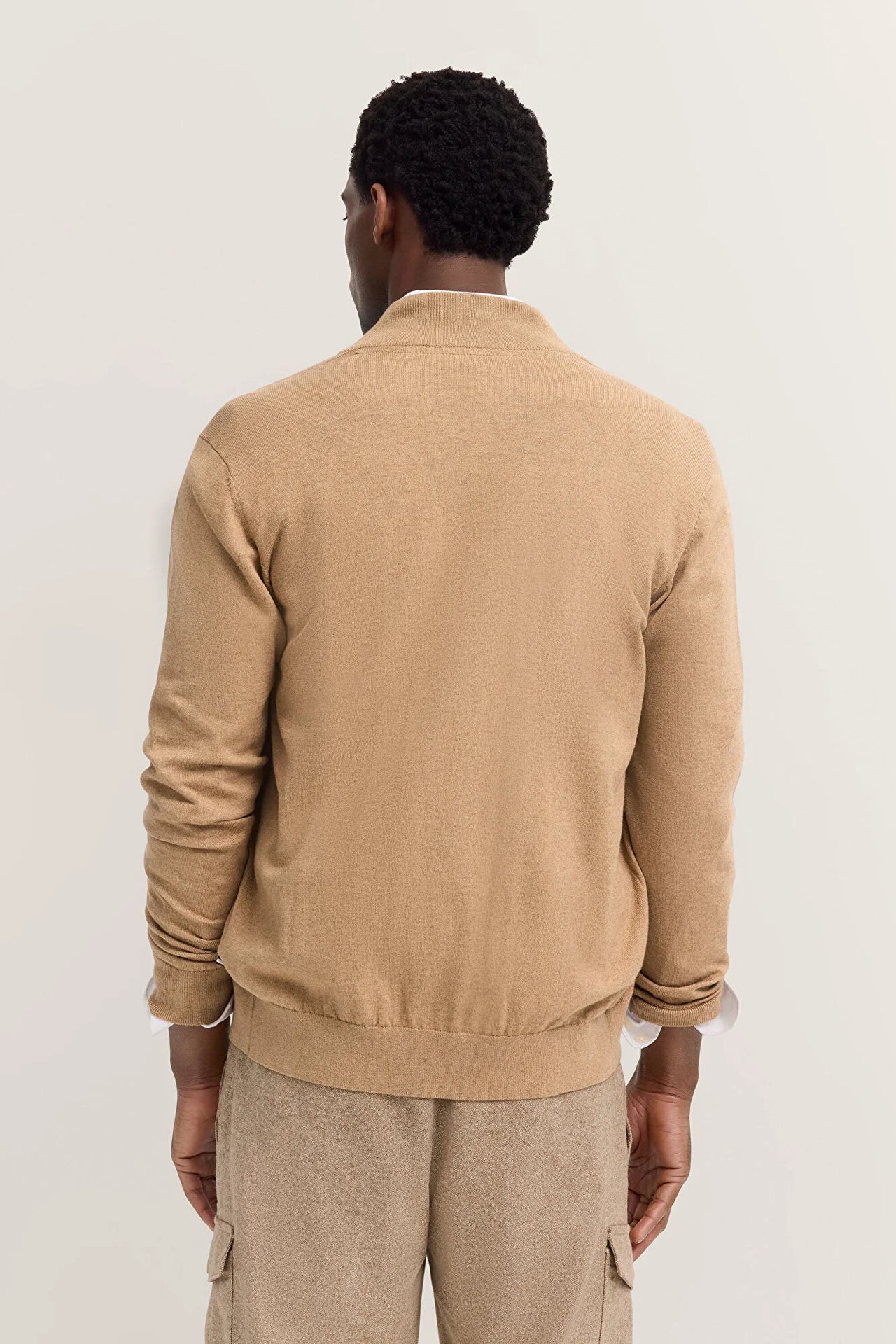 Bugatti Beige Cotton Cardigan