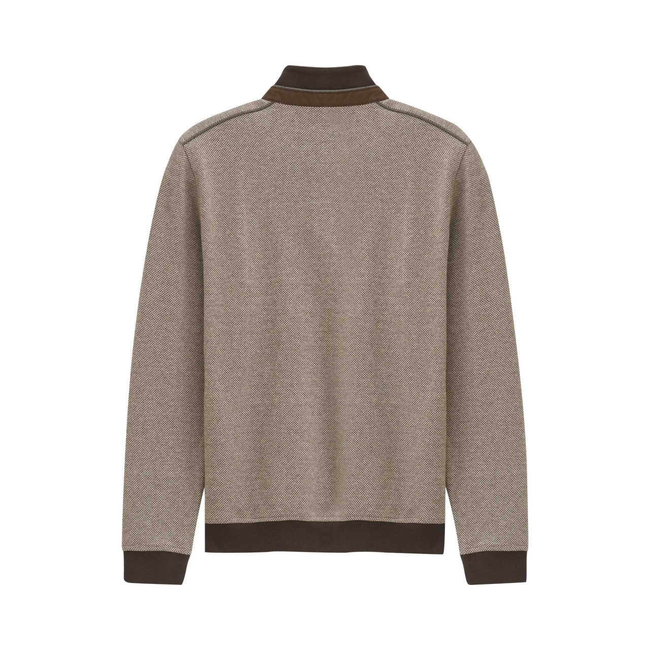 Bugatti Brown Sweat Troyer Jumper