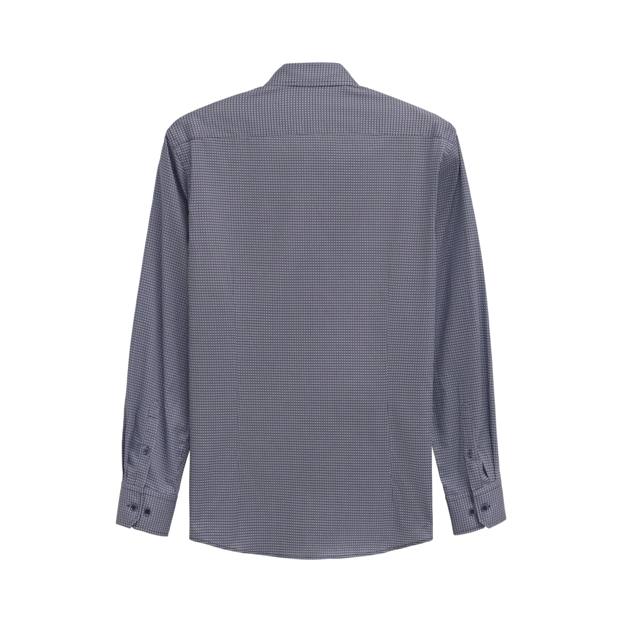 Bugatti Navy & Pink Print Casual Long Sleeve Shirt