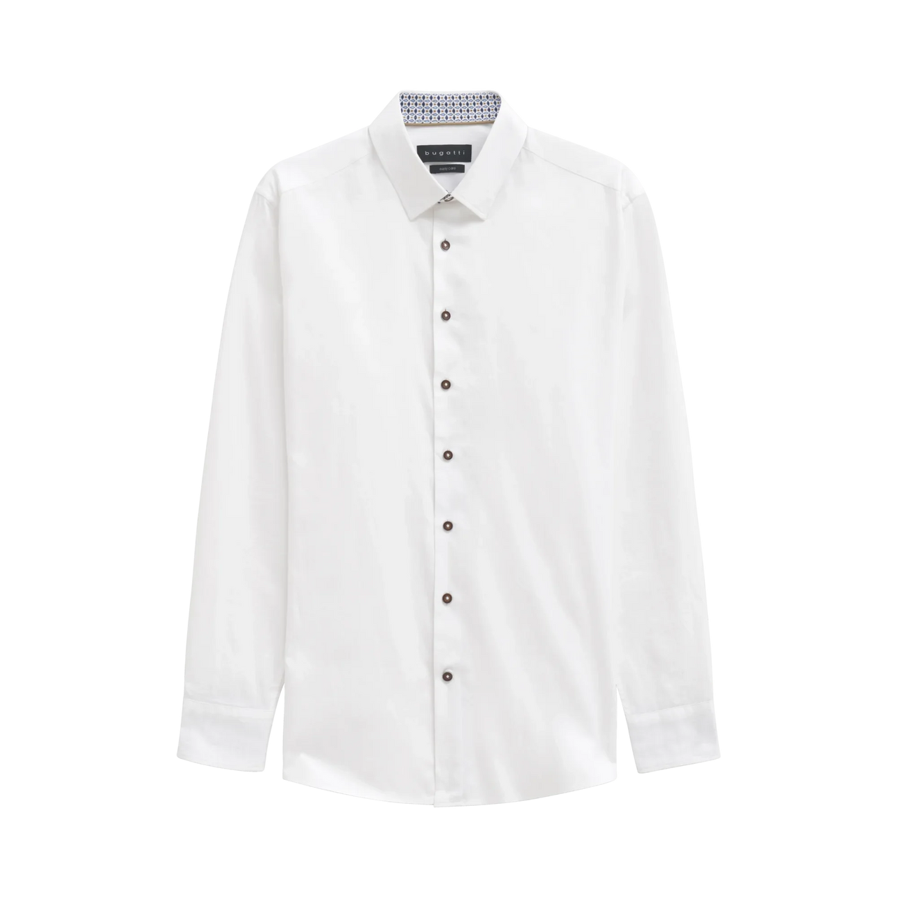 Bugatti White Casual Long Sleeve Shirt