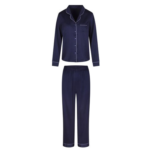 LingaDore Satin Pyjama Set - Blue Ribbon