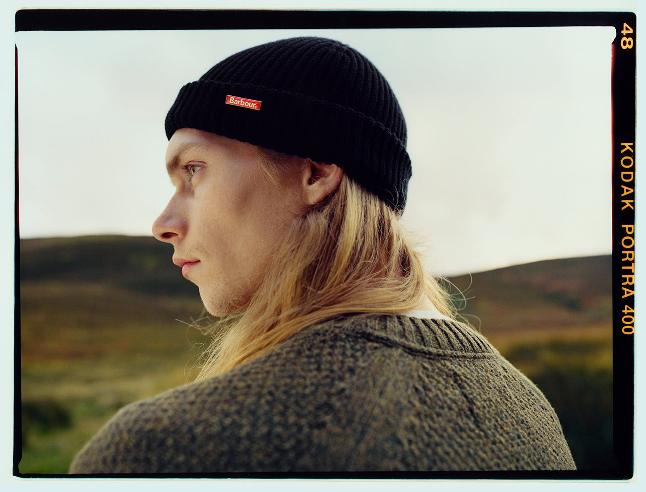 Barbour MOSELEY Beanie Hat - Black/Bodenhams