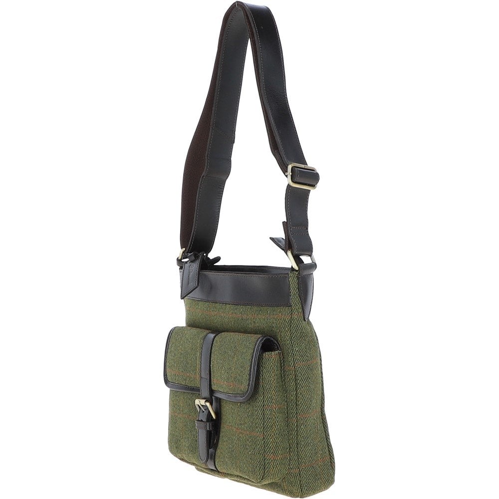 Ashwood Leather Oxford Doug Tweed Body Bag