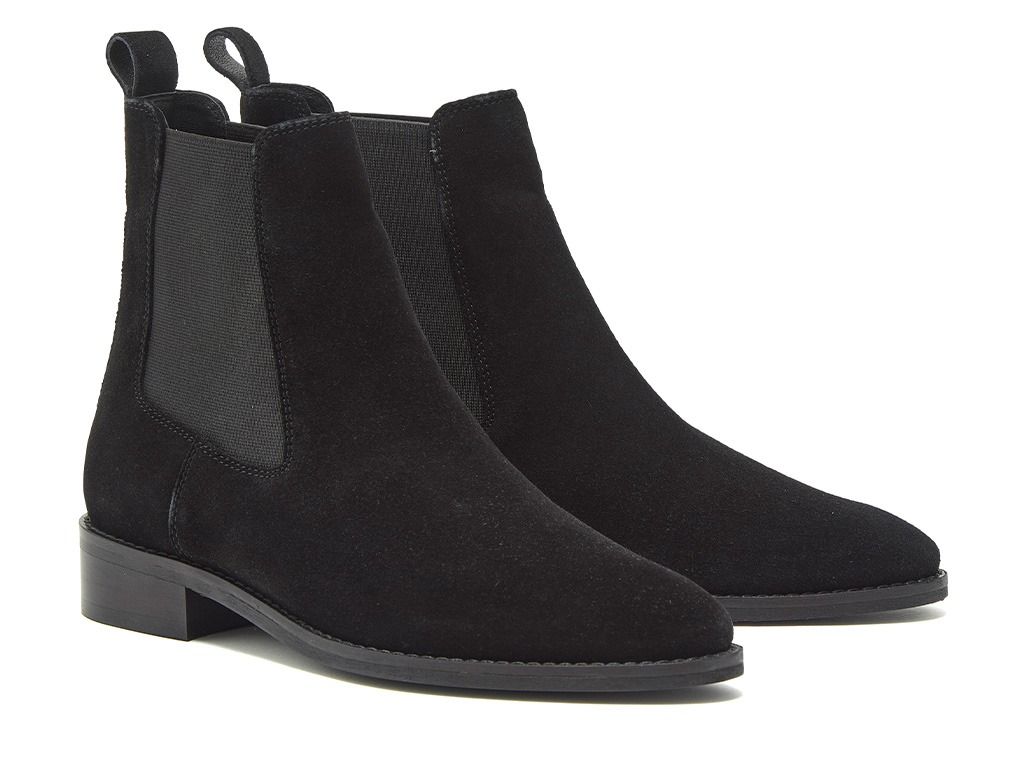 Chatham Lynch Premium Suede Boots - Black