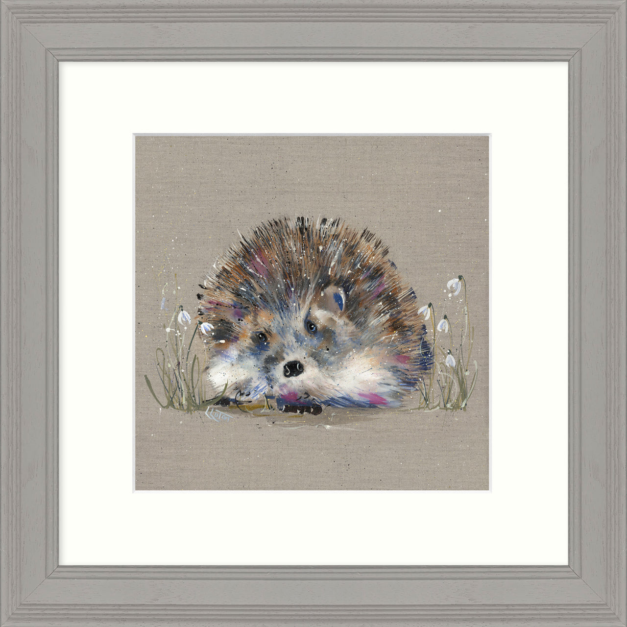 Artko 'Hedgehog and Snowdrops' Picture