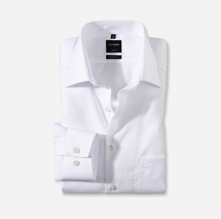 Olymp Luxor Modern Fit Shirt - White