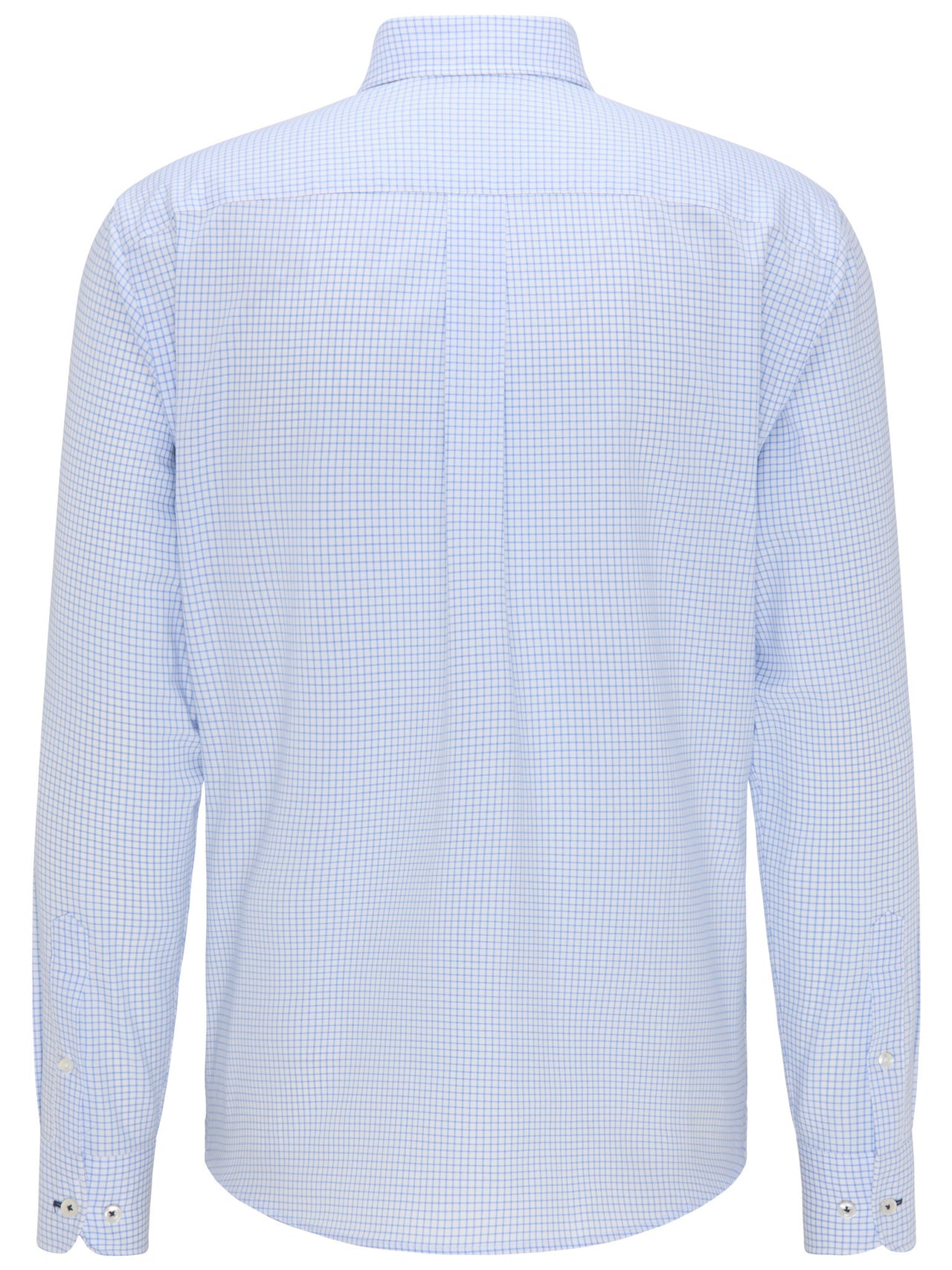 Fynch Hatton All Season Oxford Shirt - Blue Check