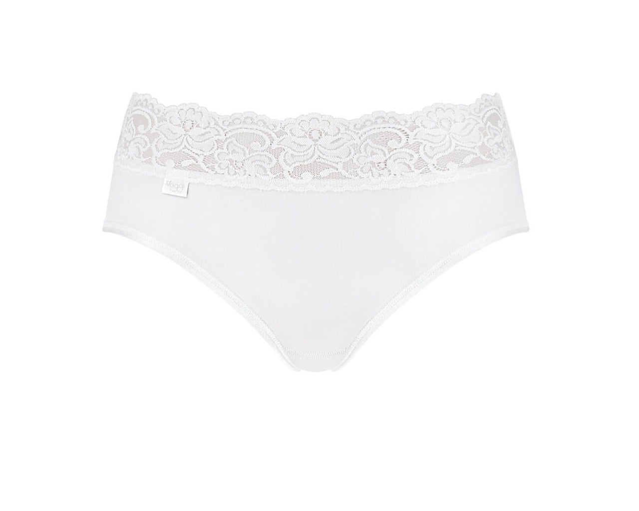 Sloggi Romance Midi White Briefs