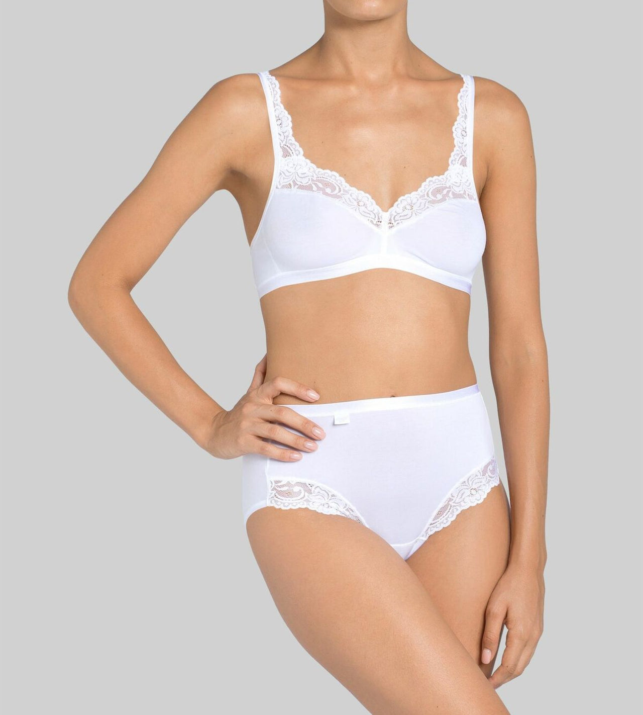 Sloggi Romance Maxi White Briefs