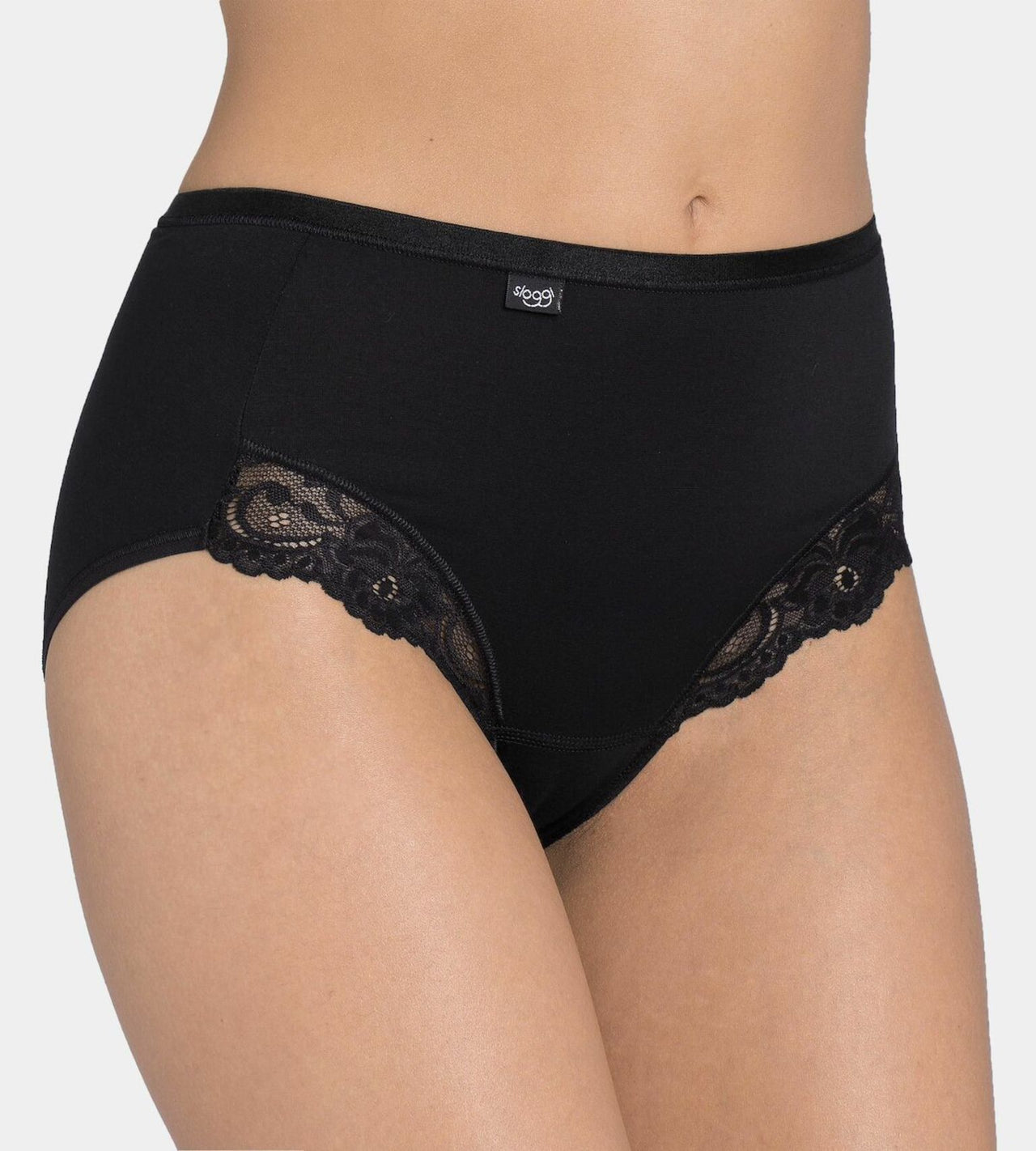 Sloggi Romance Maxi Black Briefs