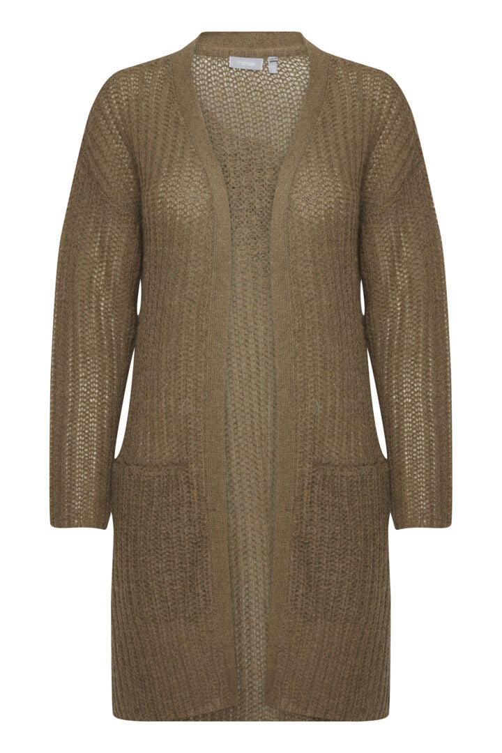 Fransa BIEN Cardigan - Brown