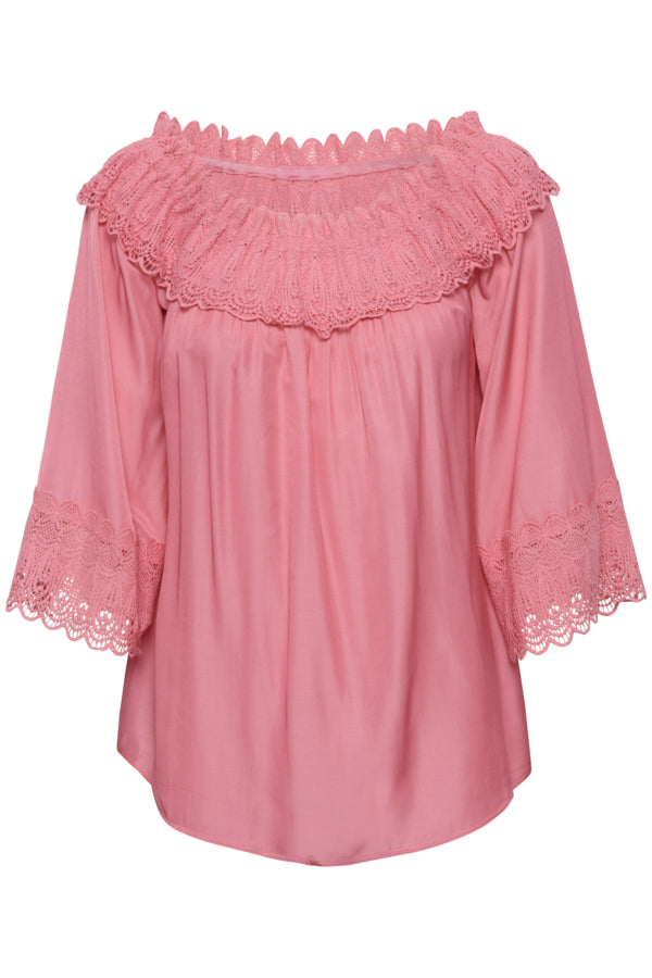 Cream BEA Flowering Ginger Blouse