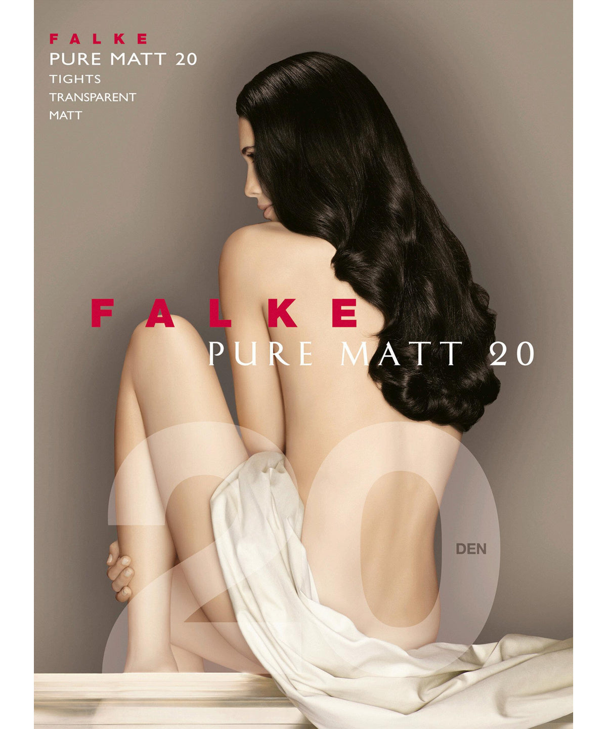 FALKE Pure Matt 20 Denier Platinum Tights