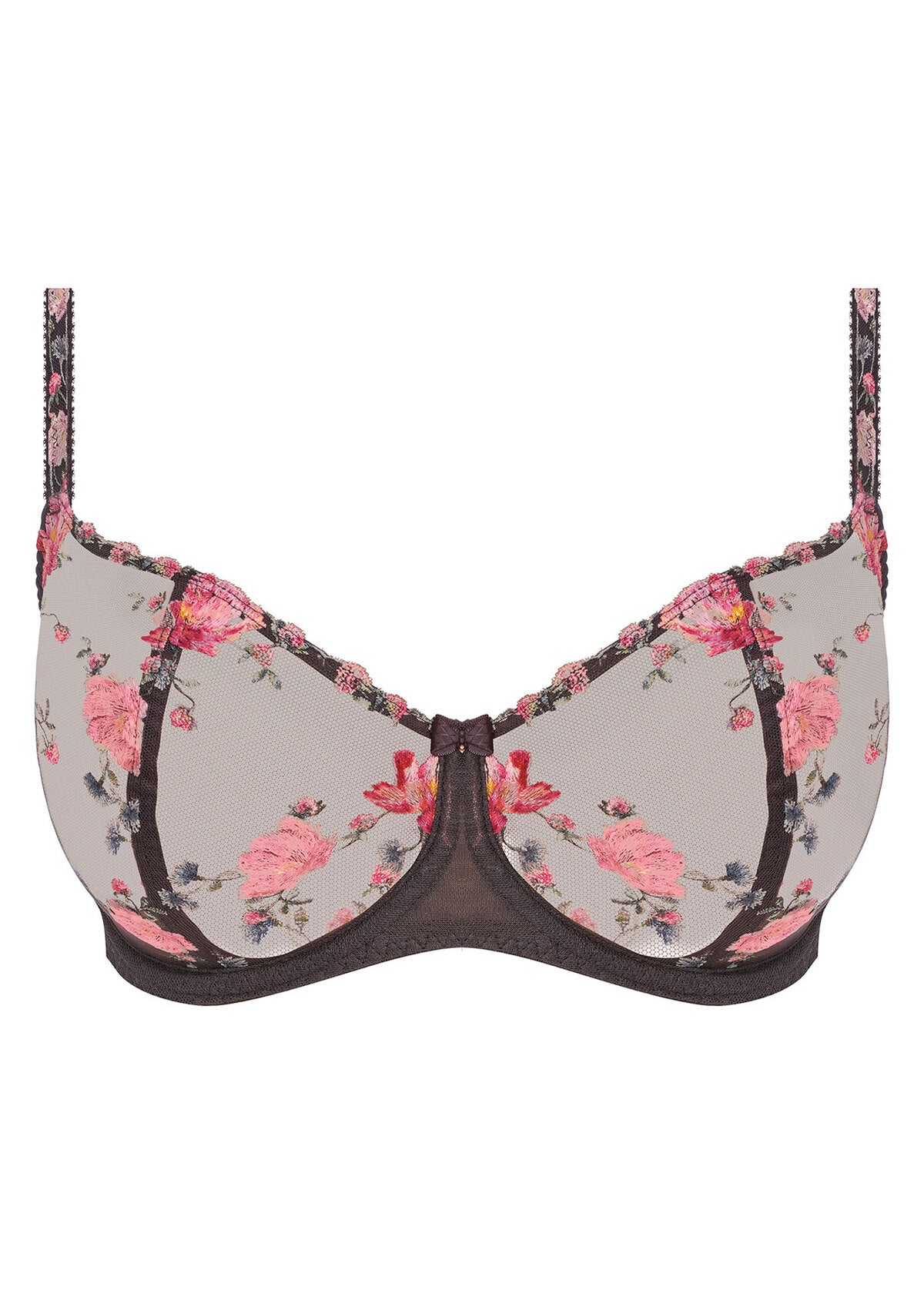 Fantasie Adrienne Charcoal Bloom UW Balconette Bra