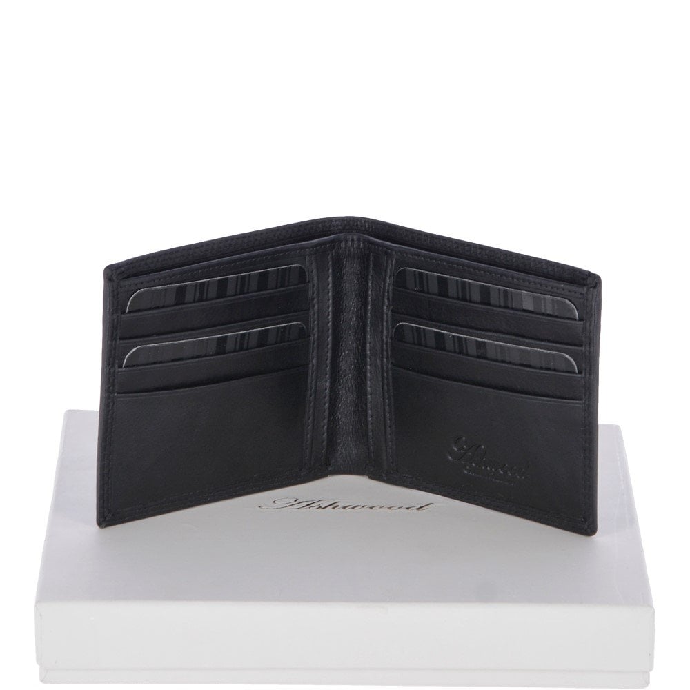 Ashwood Leather Chelsea Classic Black Bifold Wallet