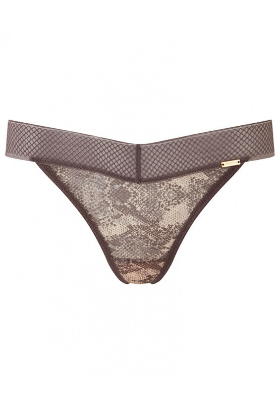 Gossard Glossies Snake Print Thong