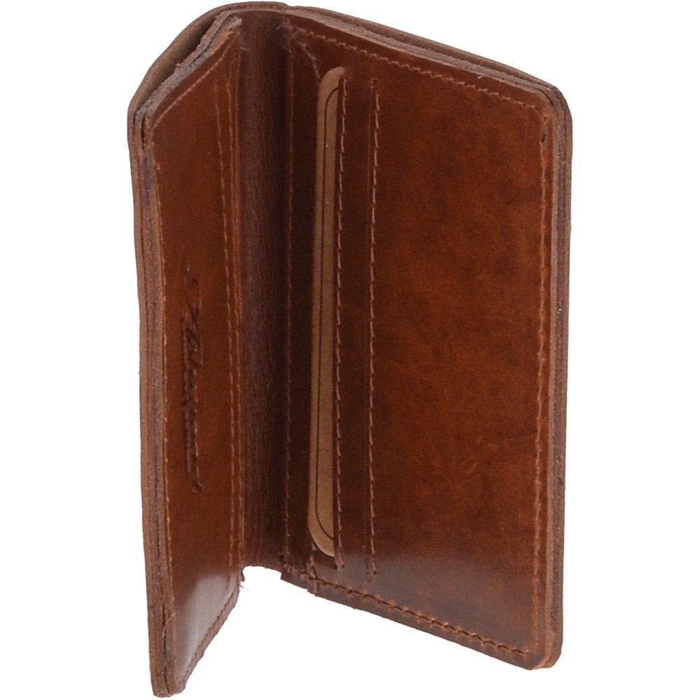 Ashwood Leather Kingsbury Chestnut Bifold 6 Card Holder Wallet