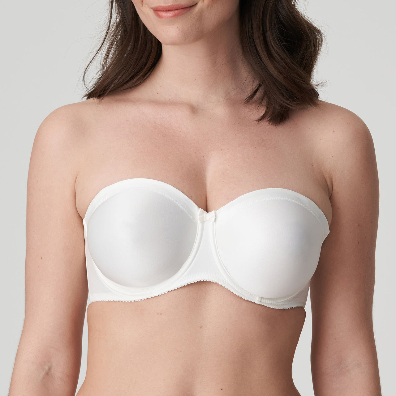 PrimaDonna Strapless Non Padded Bra - Natural