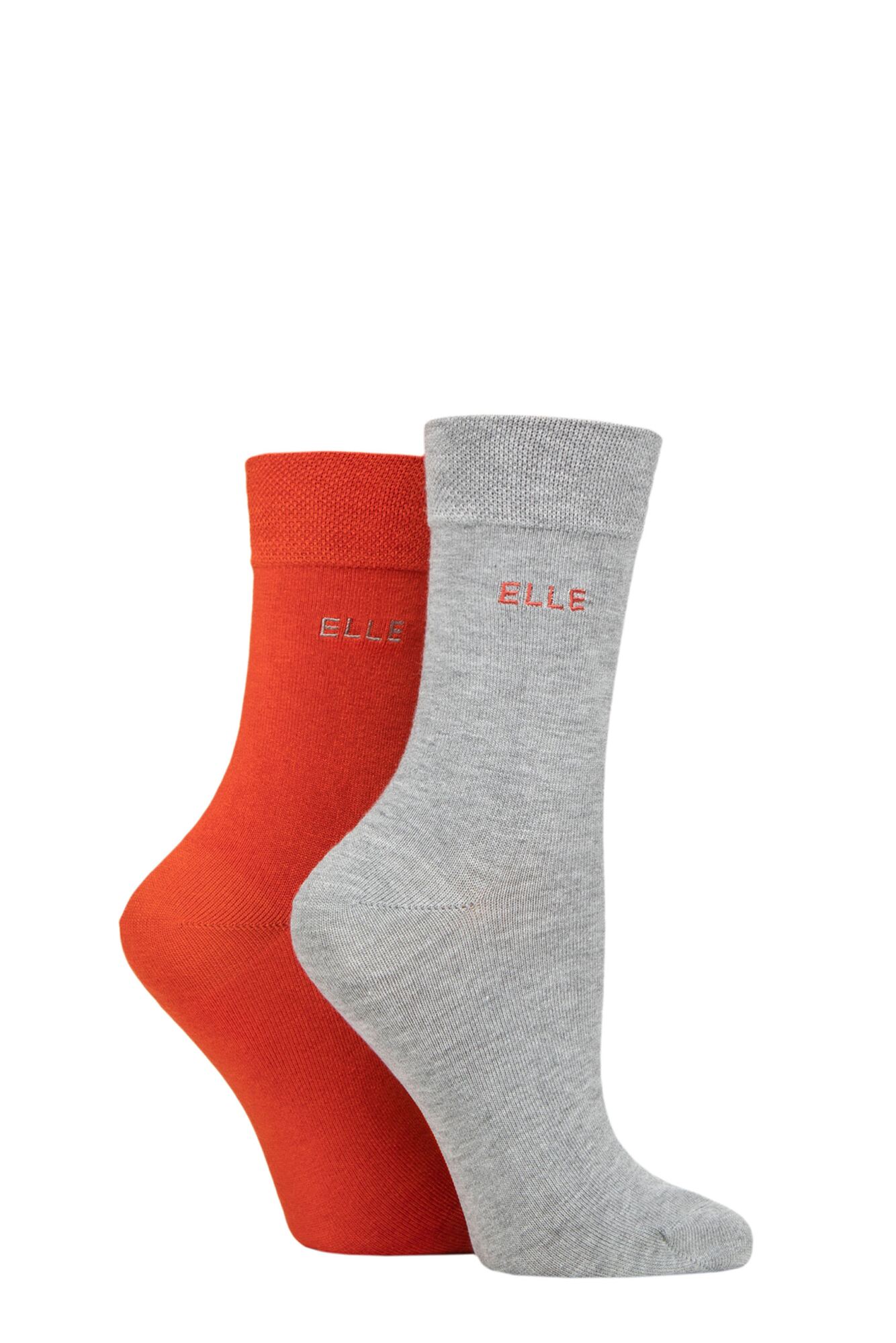 Elle 2 Pair Bamboo Rust Socks/Bodenhams