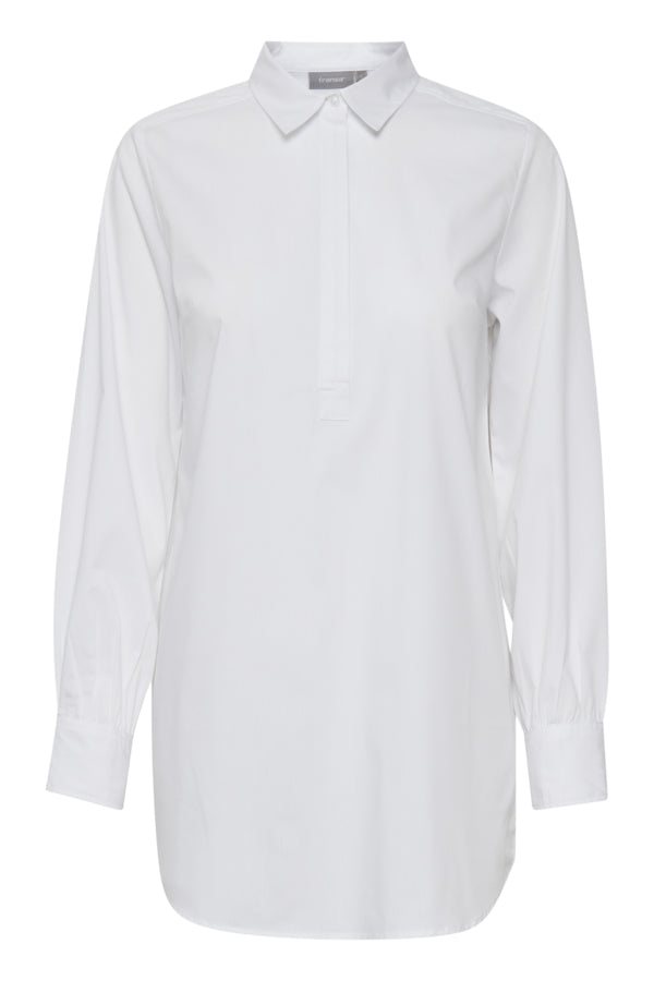Fransa Zashirt White Classic Shirt