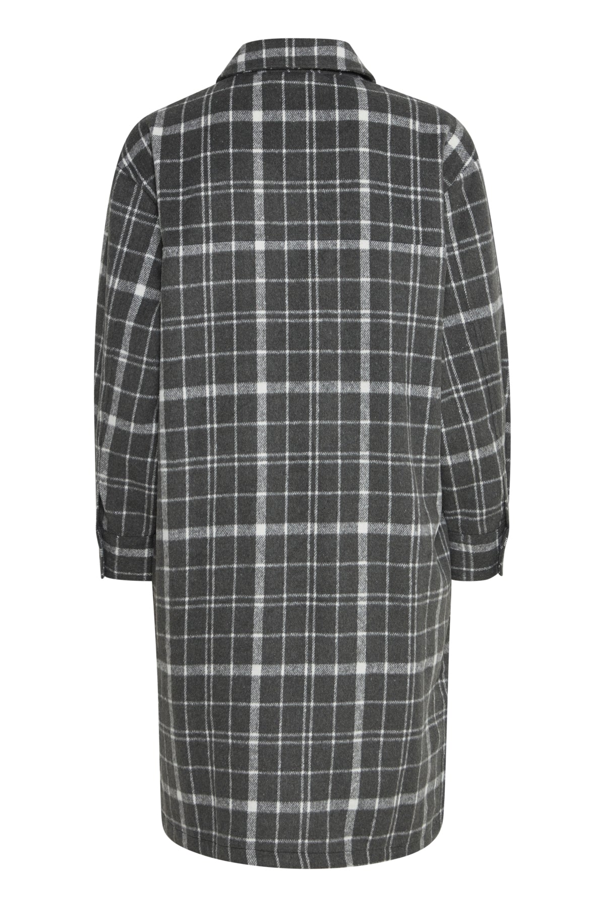 Fransa Maya Grey Checked Shaket