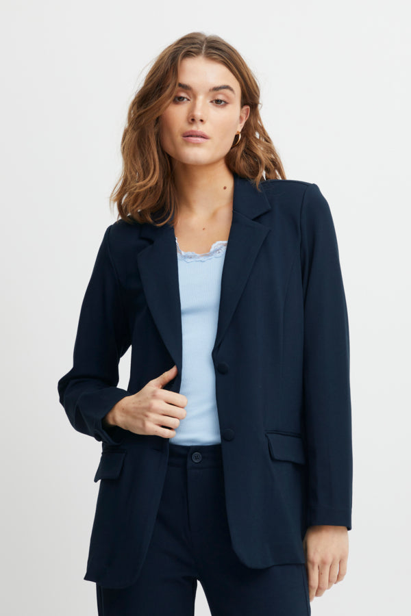 Fransa LANG Dark Peacoat Blazer