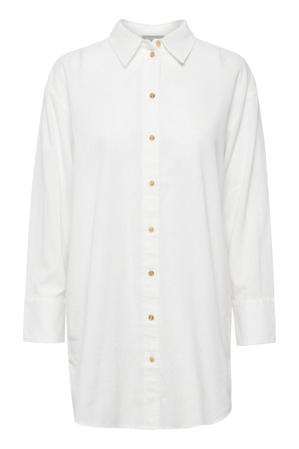 Fransa MADDIE Blanc de Blanc Tunic Shirt