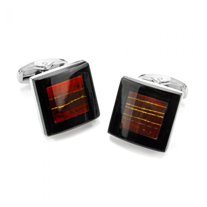 Sophos Black Edge Cufflink